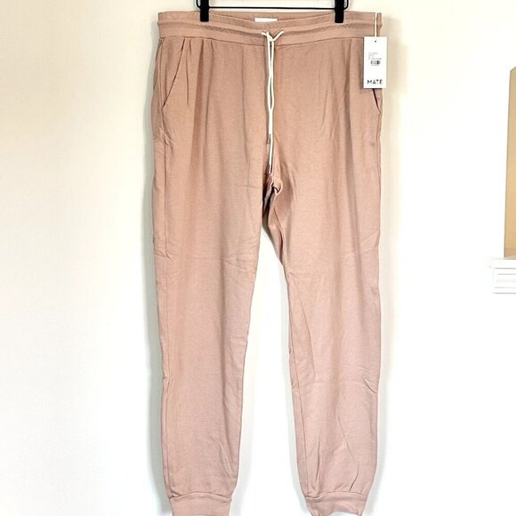 NWT MATE the Label Rose Organic Terry Classic Jogger - 2X - Picture 2 of 10